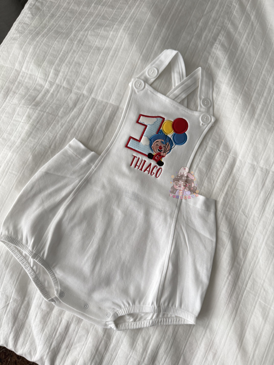 Baby Overall - Circus Birthday ๐๐ช *pre-order*