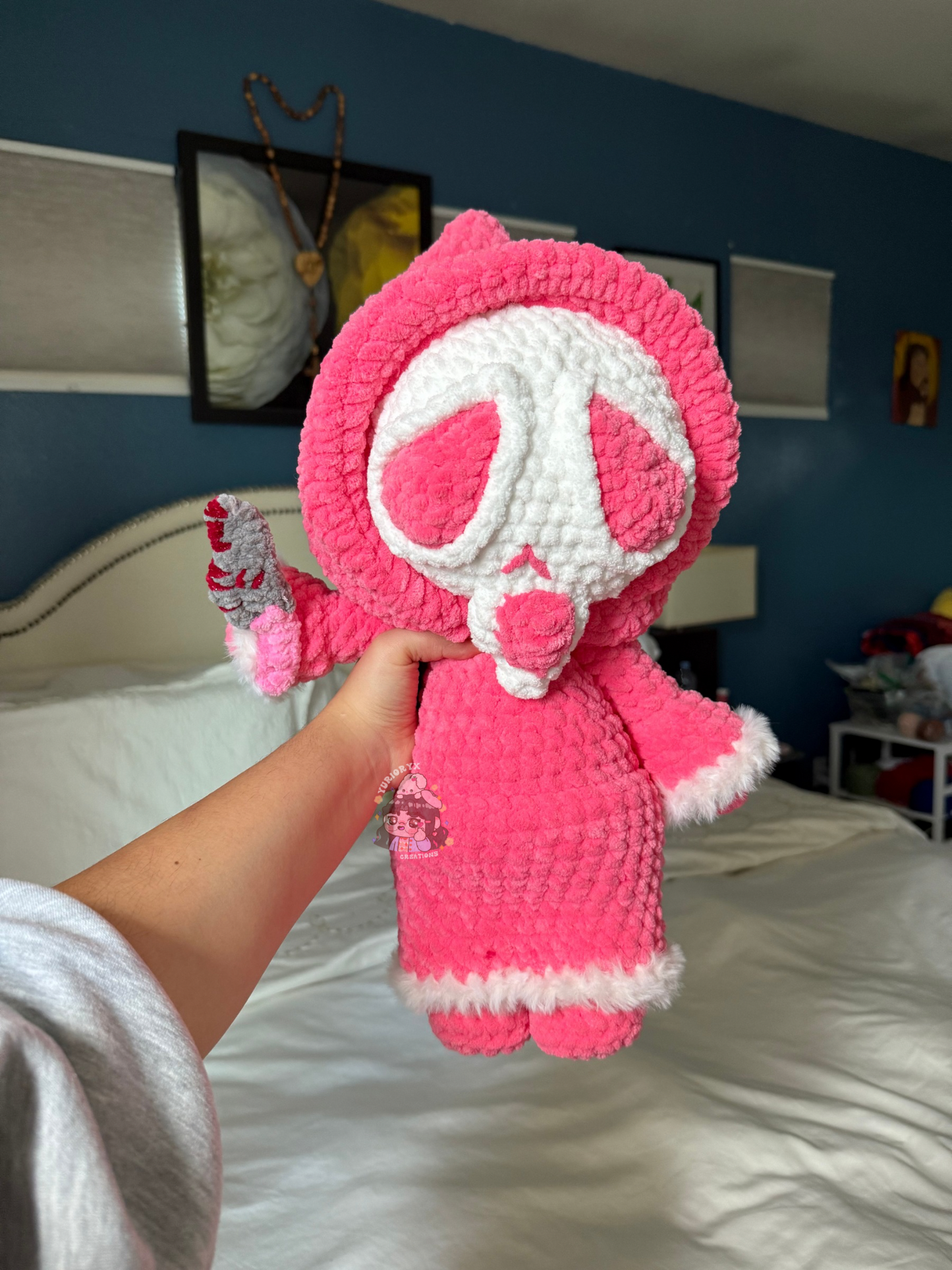Jumbo Hot Pink Ghostface πͺπ©·