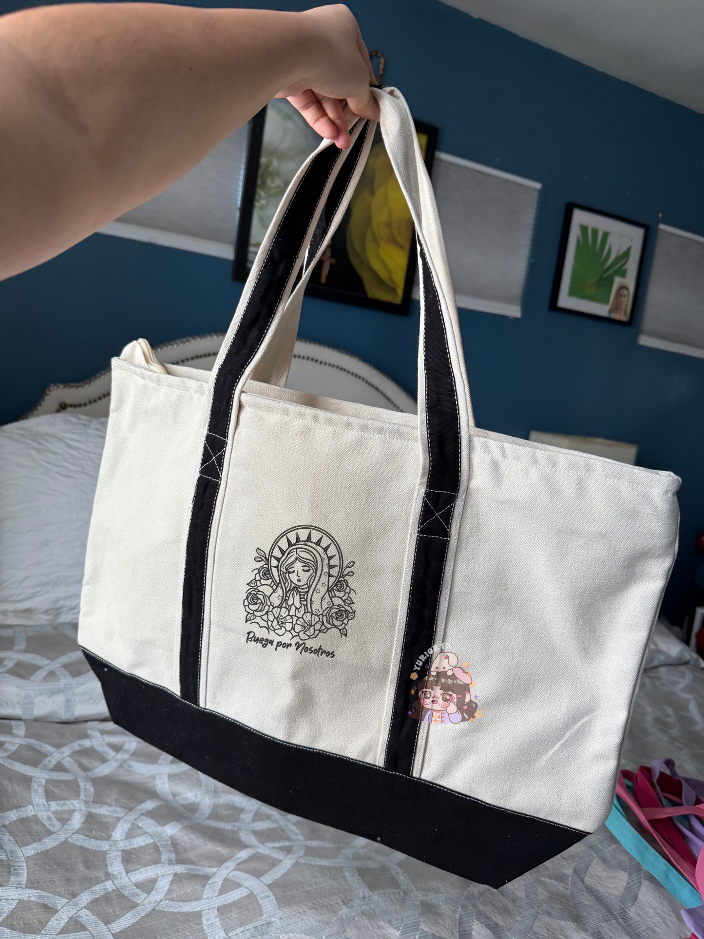 Ruega por Nosotros embroidered black (with name) 💖 *pre-order*