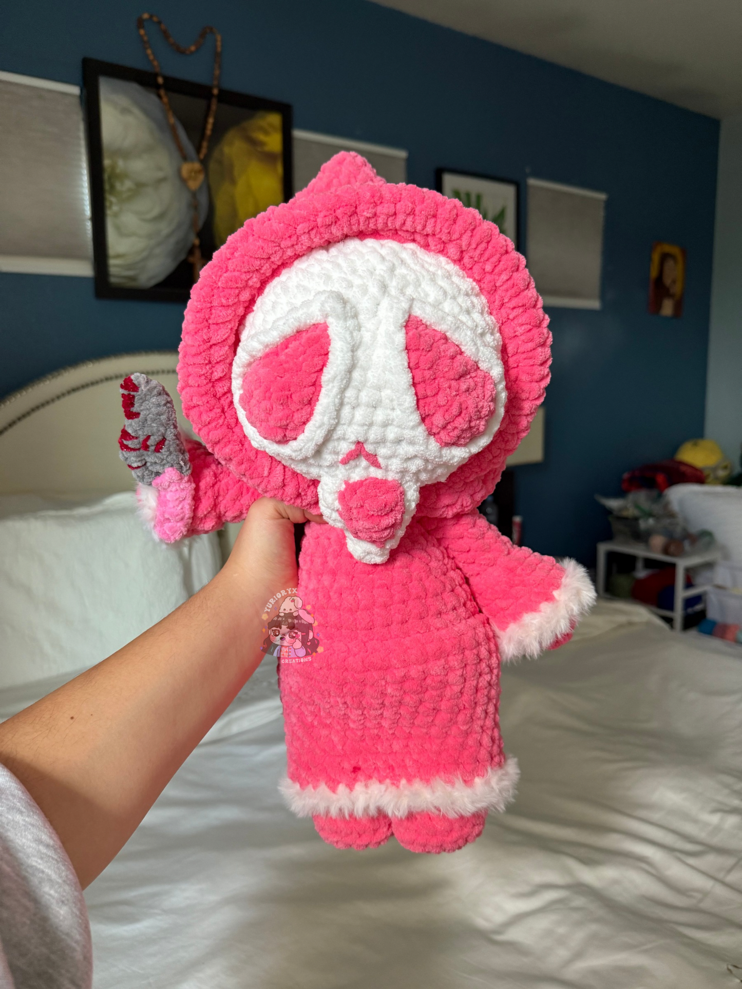 Jumbo Hot Pink Ghostface πͺπ©·