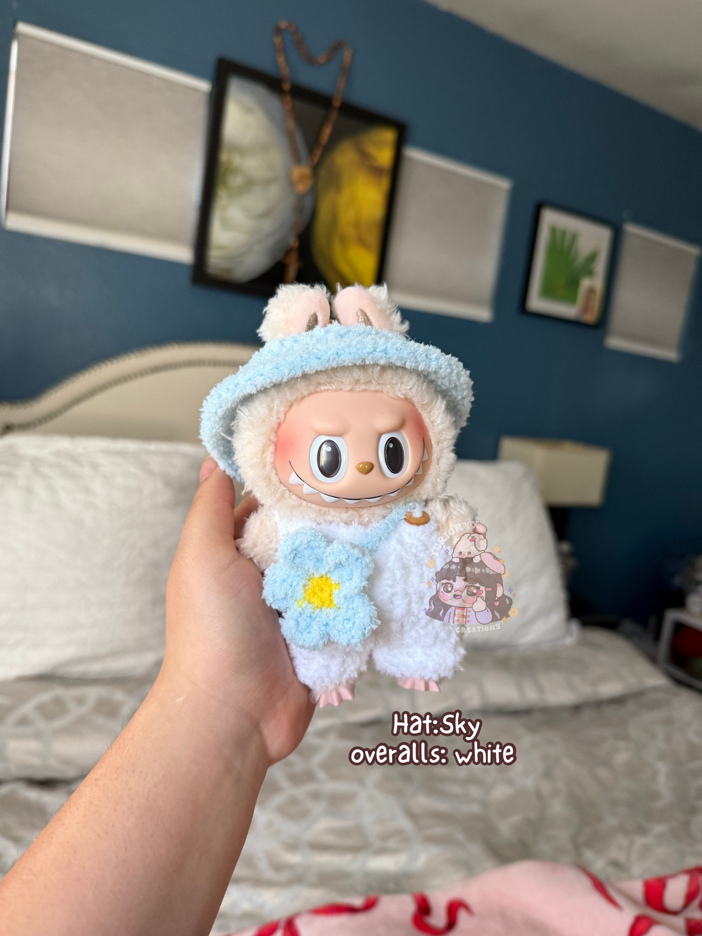Monster Flower overall outfit 🩷