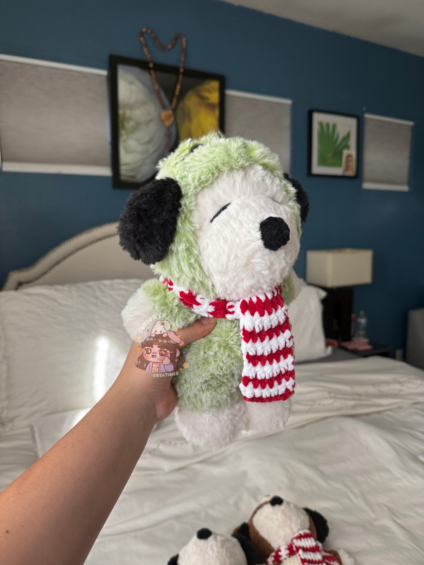 Crochet Fluffy Grinchy Snoop π