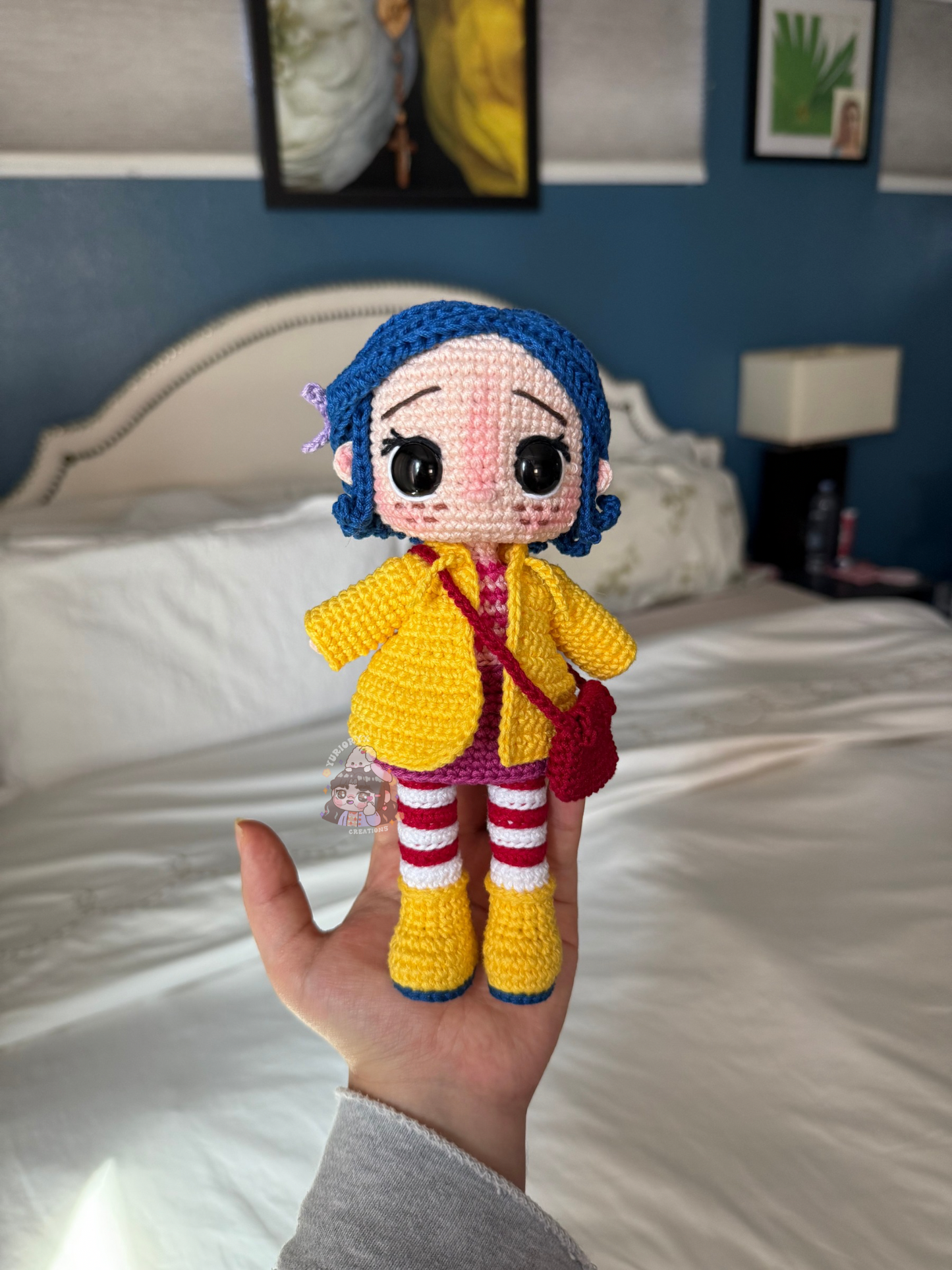 Crochet Coraline + Cat ποΈπββ¬