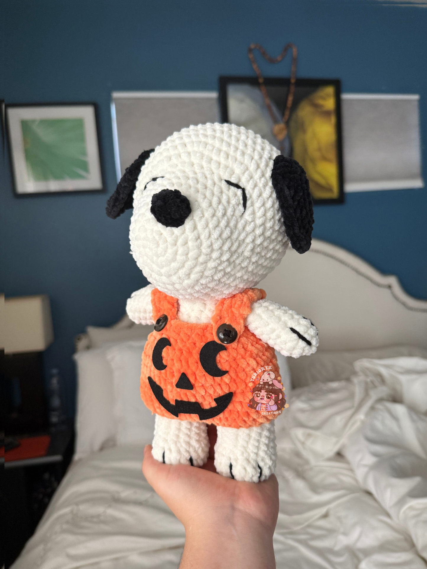 Crochet Snoopy Pumpkin π