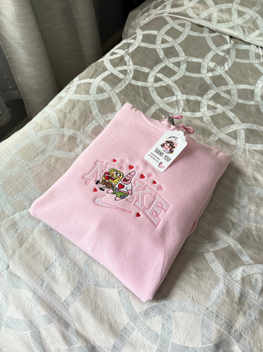 Valentines Bikini Bottom embroidered sweater 💘 *pre-order*