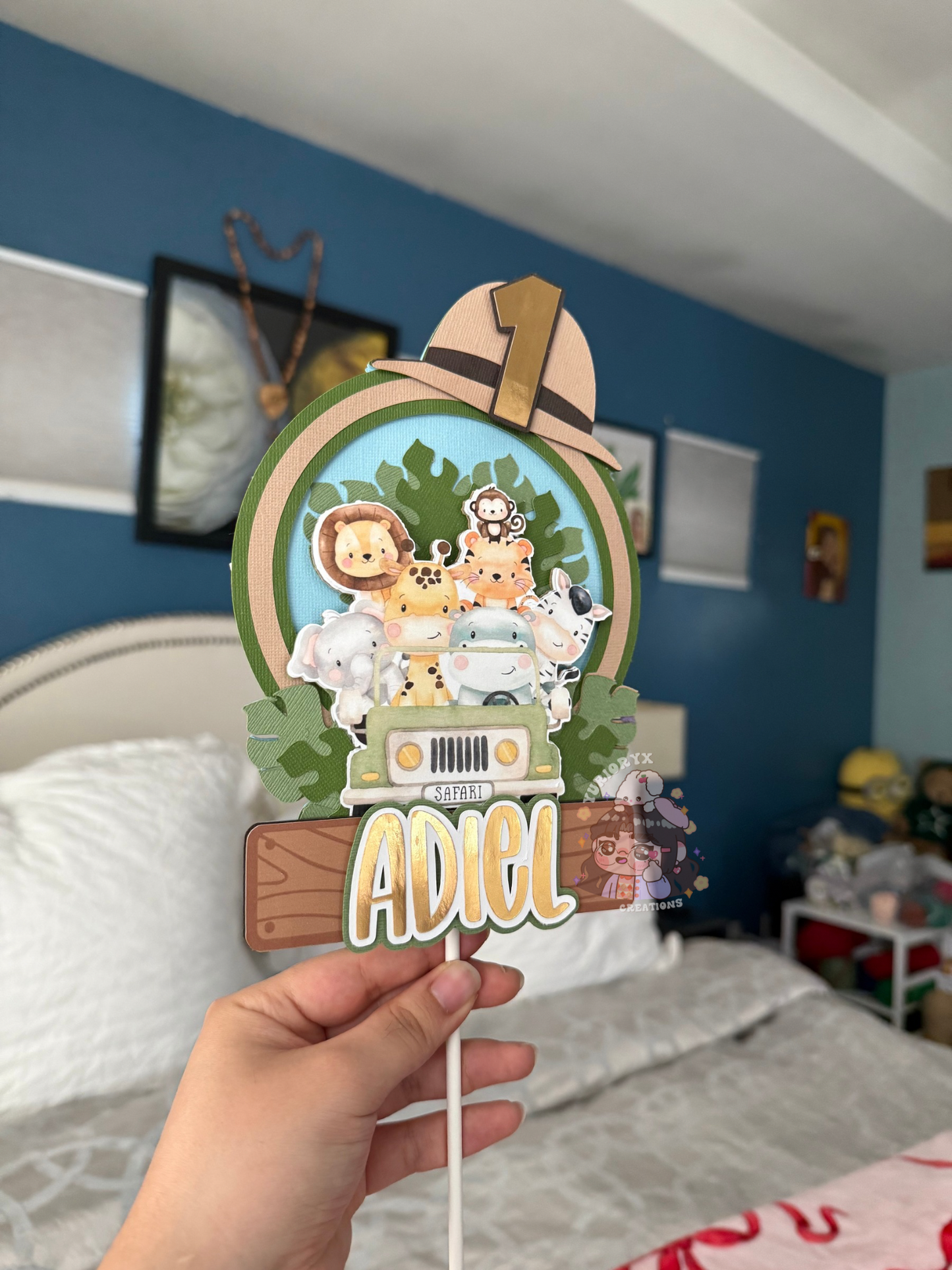 Safari Cake Topper 🦁