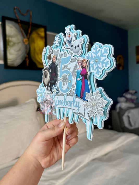 Frozen Cake Topper ❄️
