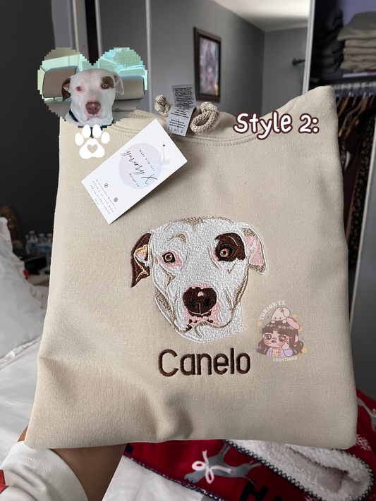 Personal pet embroidered sweater 🐾 *pre-order*