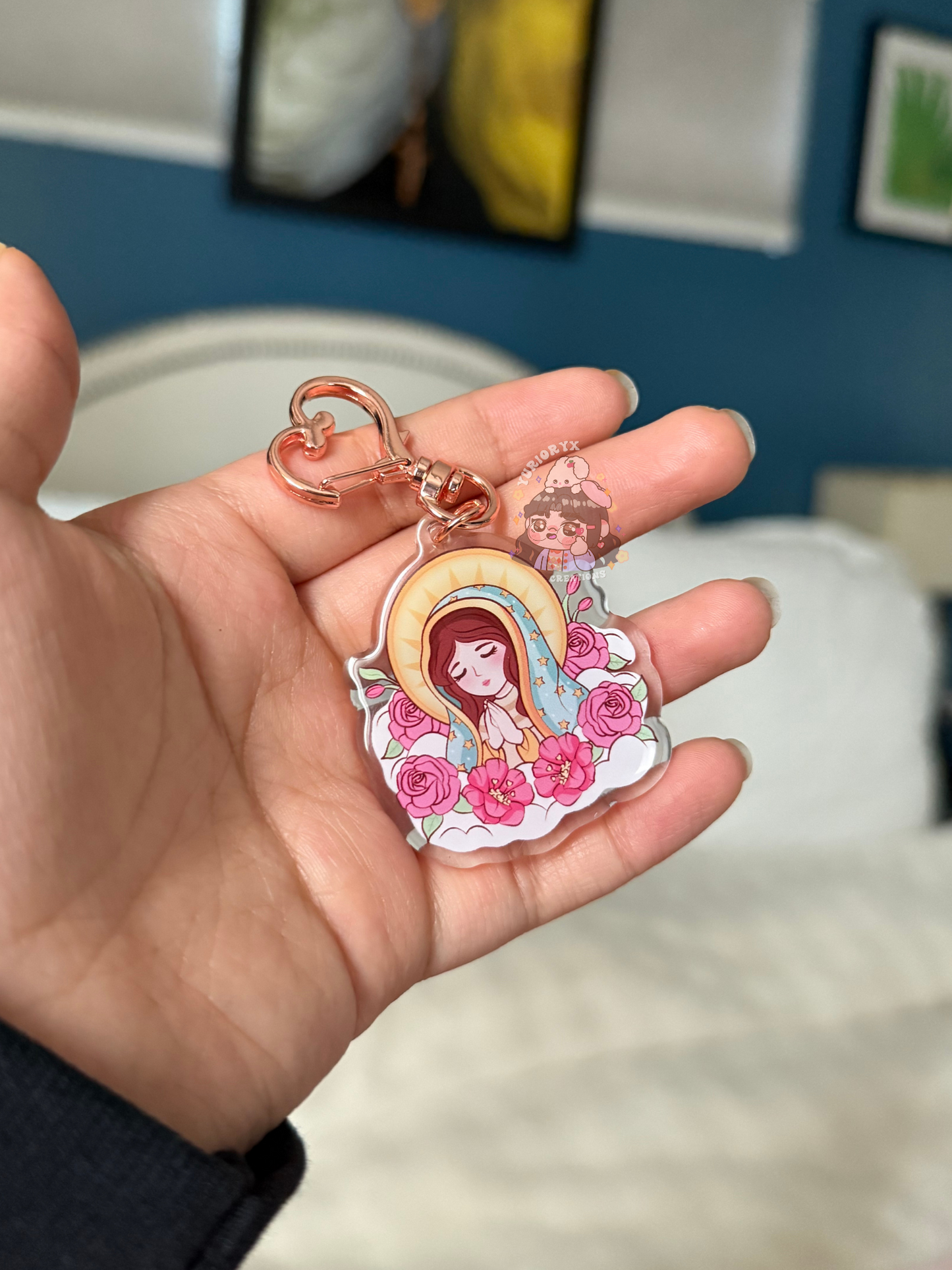 Virgencita Keychain 🩷