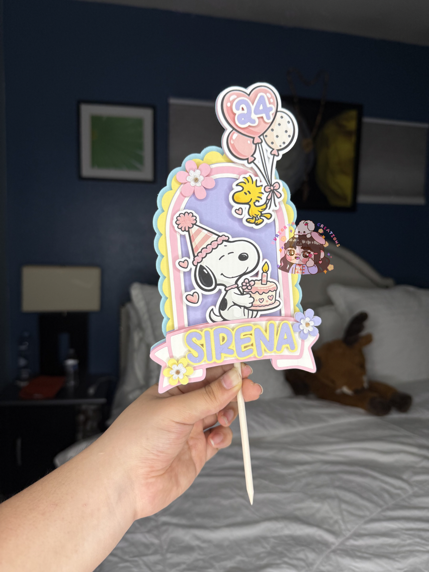 Birthday Puppy Cake Topper 🥳