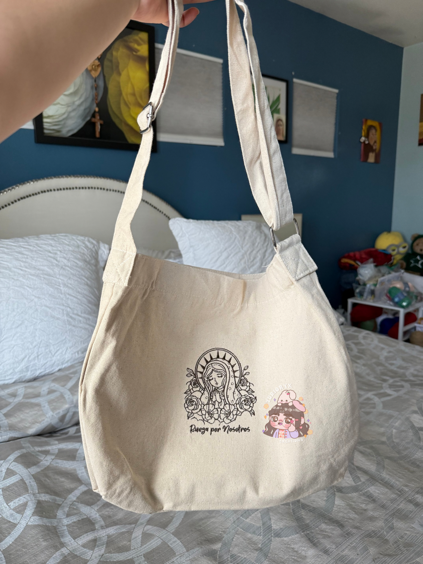 Ruega por Nosotros zipper tote bag 🤎 *pre-order*