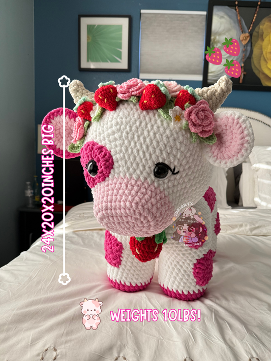 MooBerry Jumbo Strawberry Cow Raffle Ticket 🎟️🍓🐮