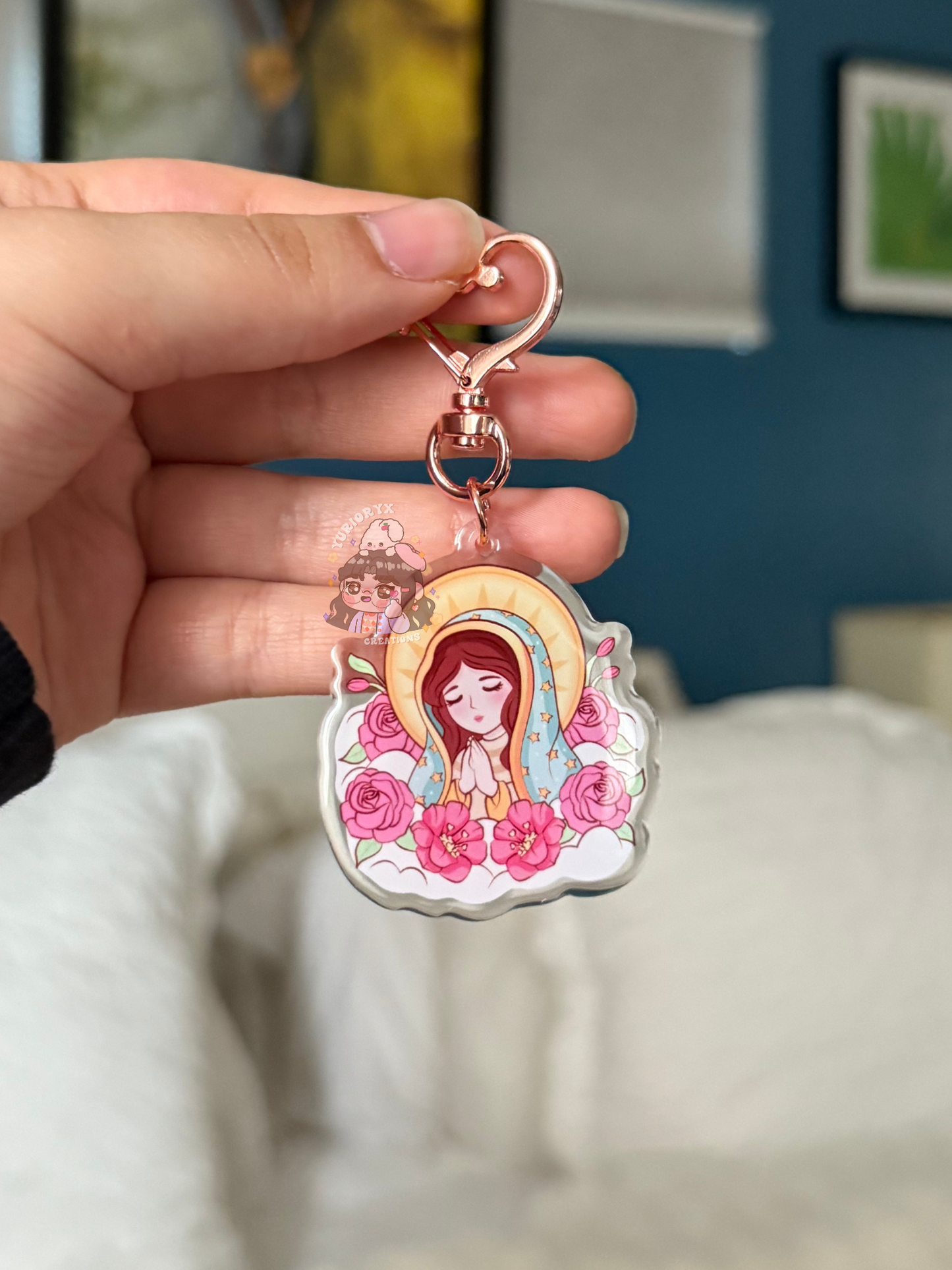 Virgencita Keychain 🩷
