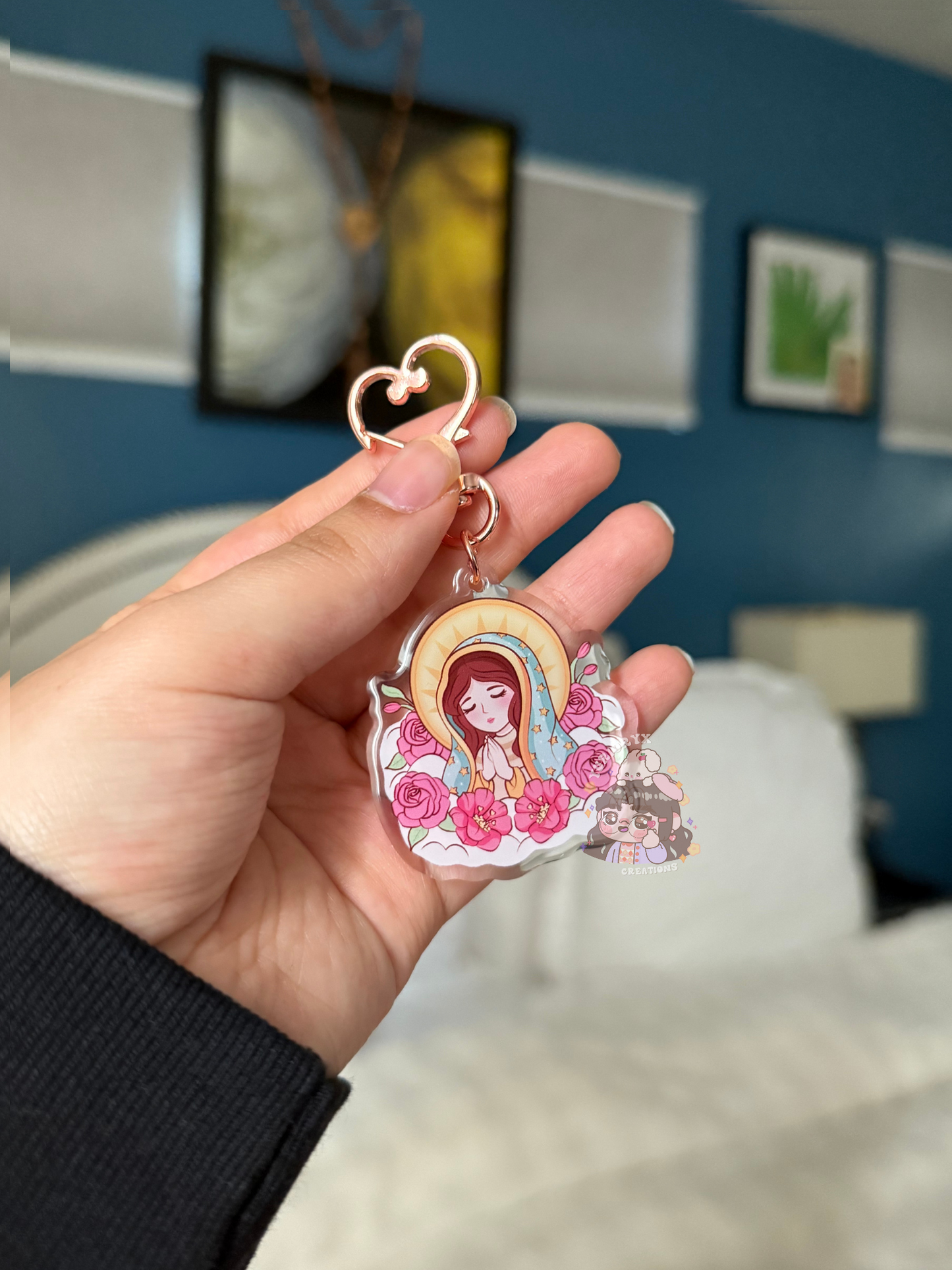 Virgencita Keychain 🩷