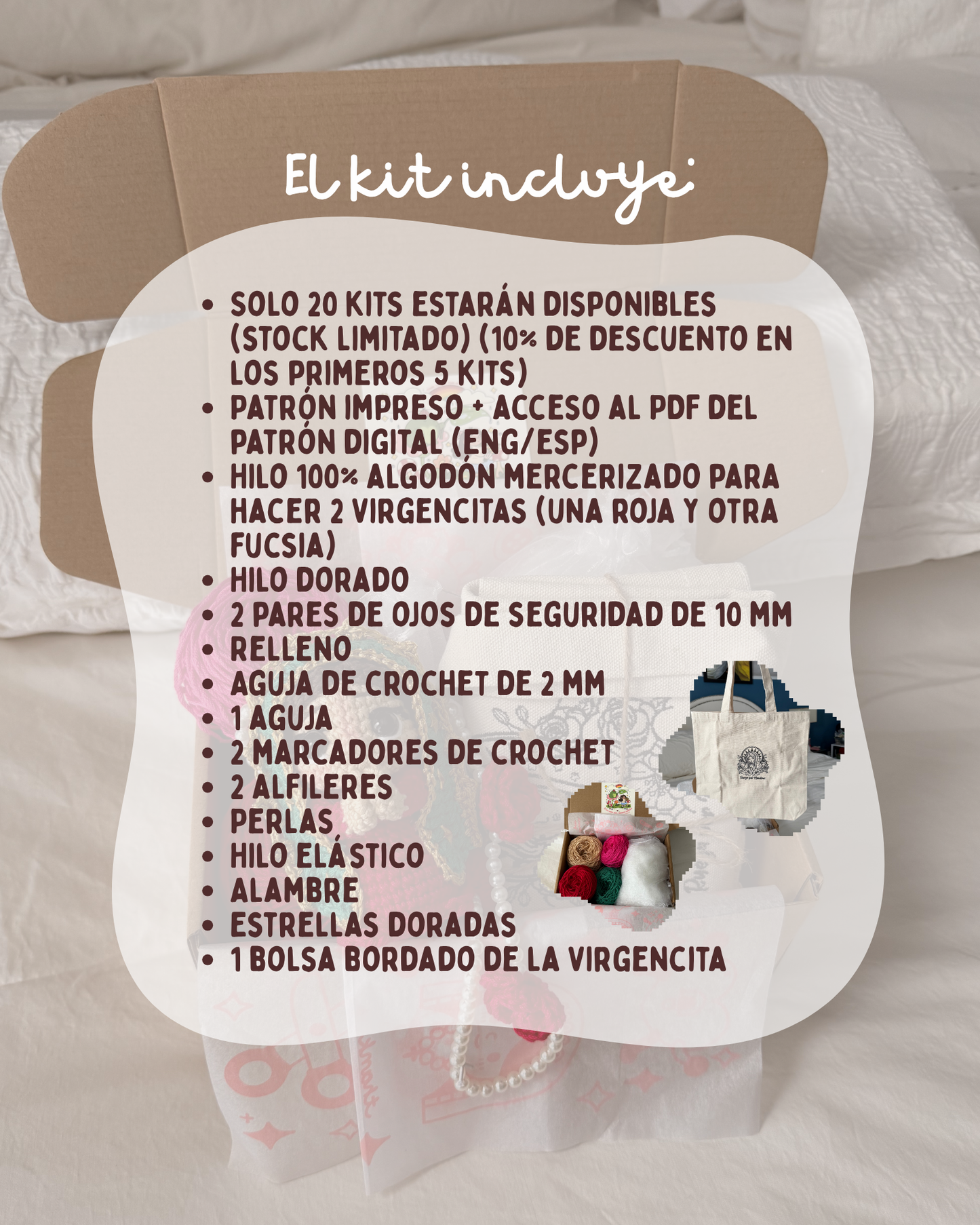 Mini Virgencita Crochet Kits ❤️ *pre-order*