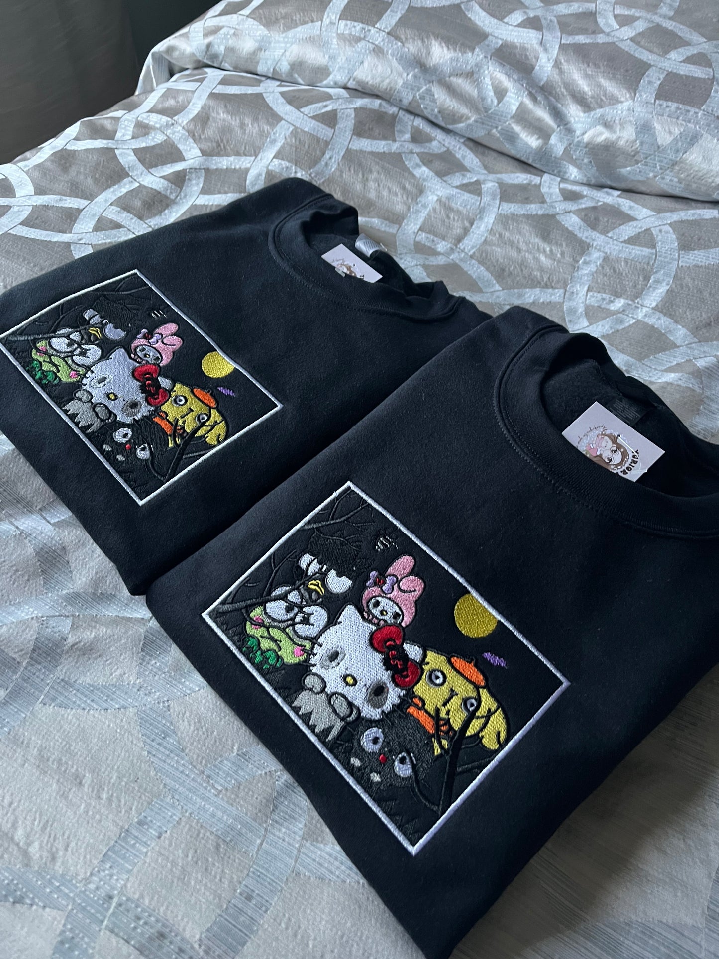 Spooky season cuties embroidered sweater 👻 *pre-order*