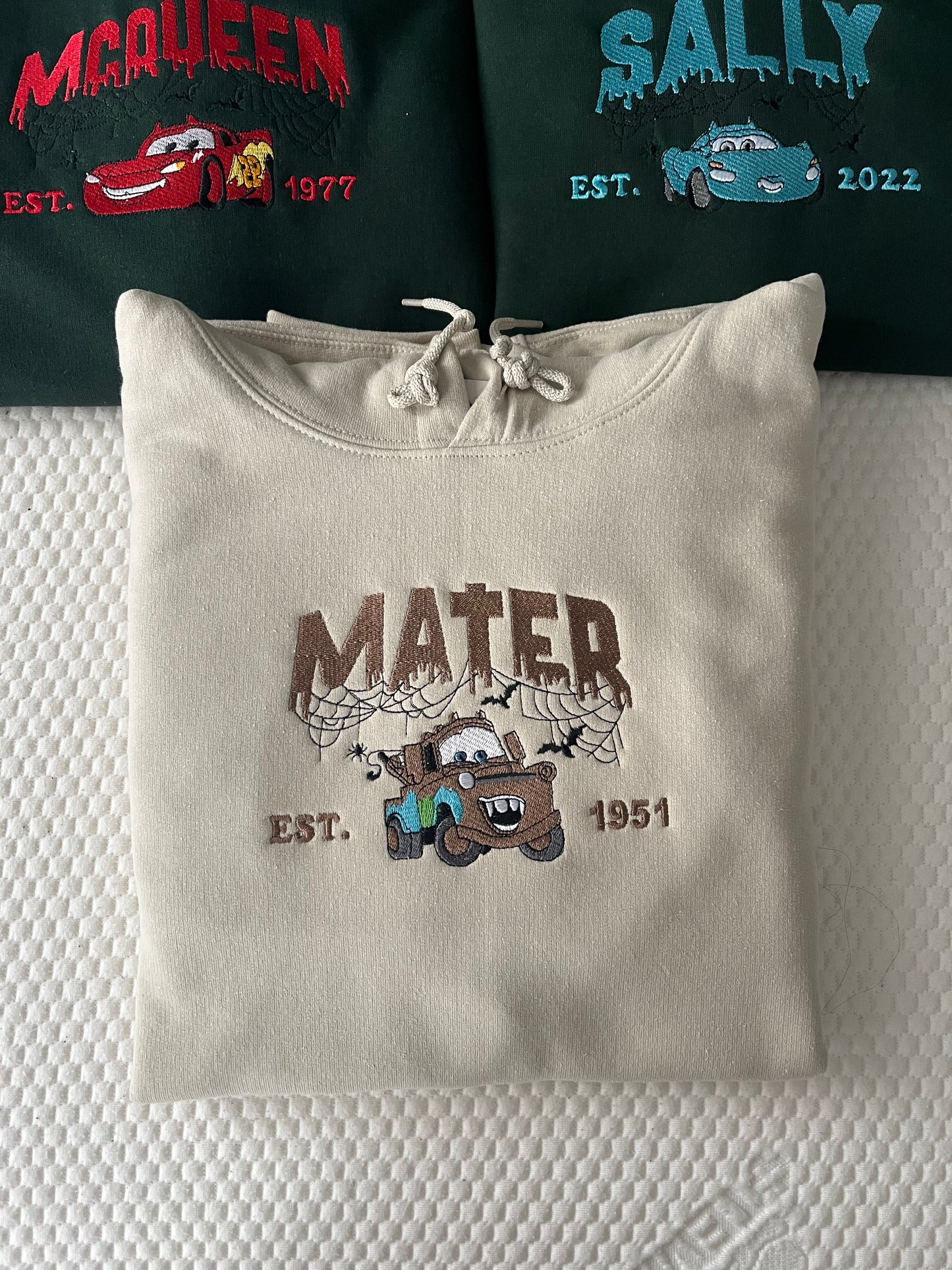 Spooky Cars embroidered sweater π *pre-order*