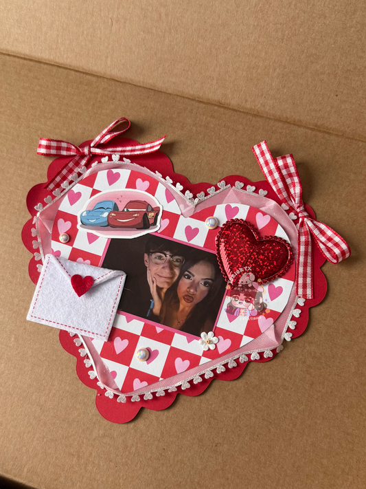 Handmade Valentines Heart 💘 (photo or DTMF inspired)