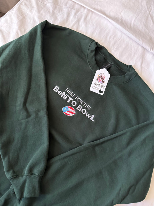 Benito Bowl embroidered sweater 🏈🇵🇷 *pre-order*