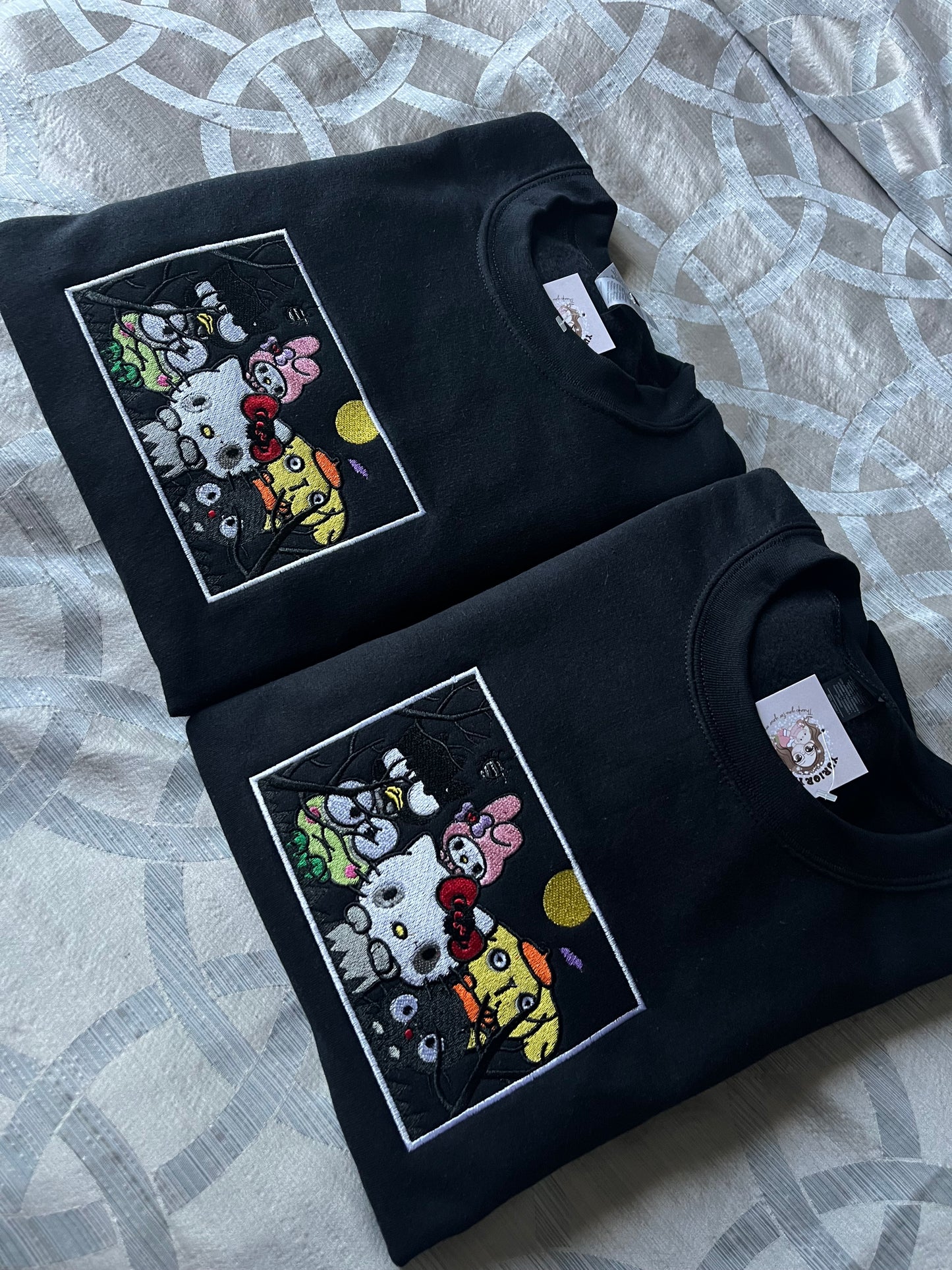 Spooky season cuties embroidered sweater 👻 *pre-order*