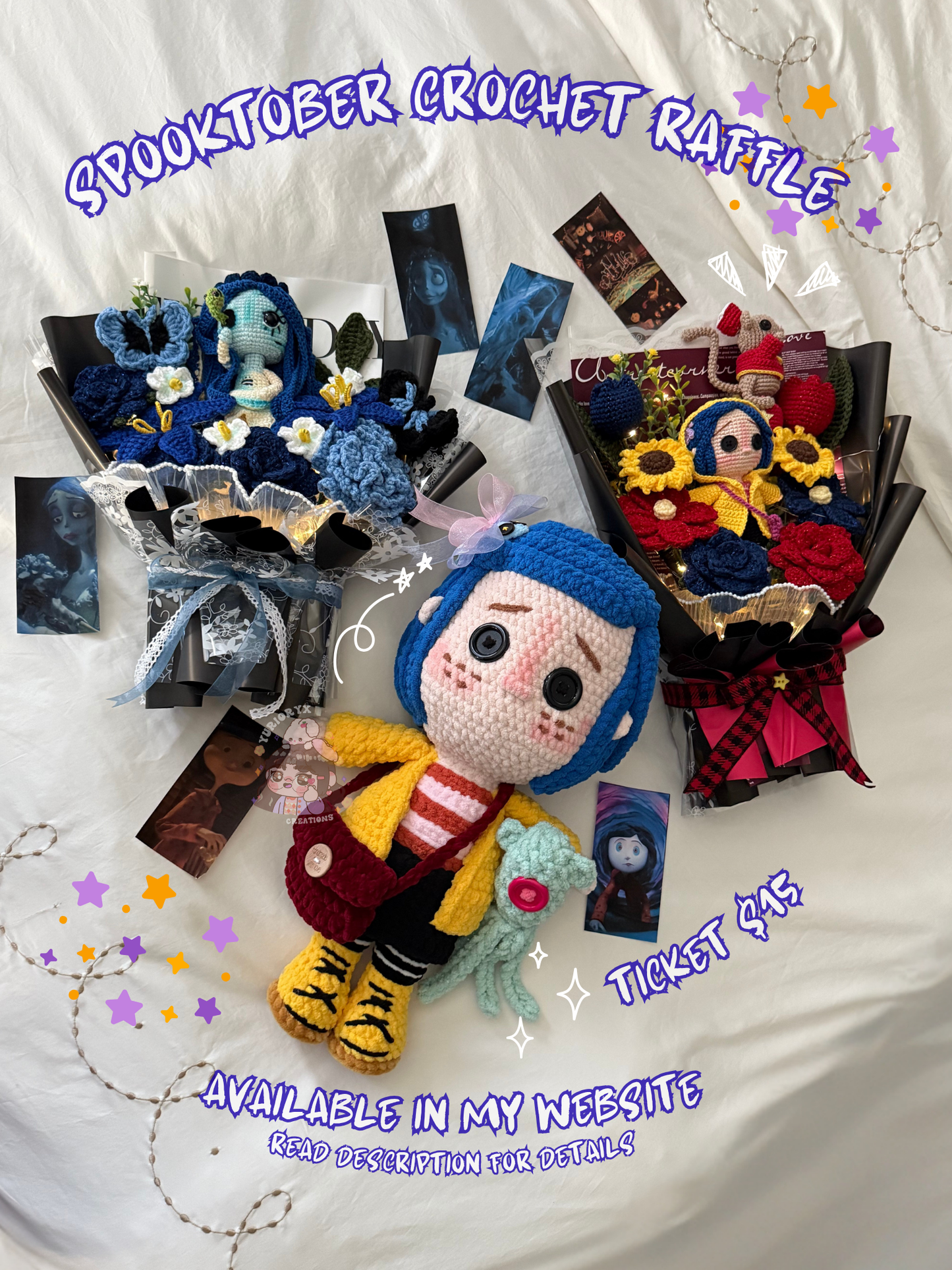 SPOOKTOBER CROCHET RAFFLE TICKET 🎃