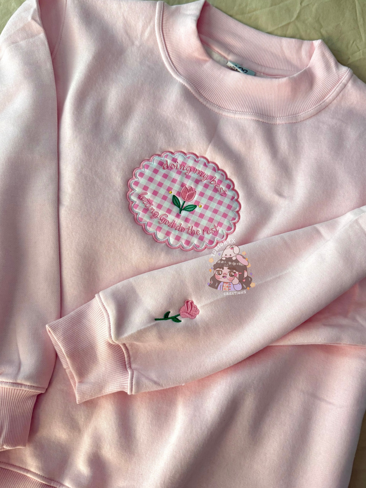 Bloom in Faith 🌷 - Mockneck Sweater *pre-order*