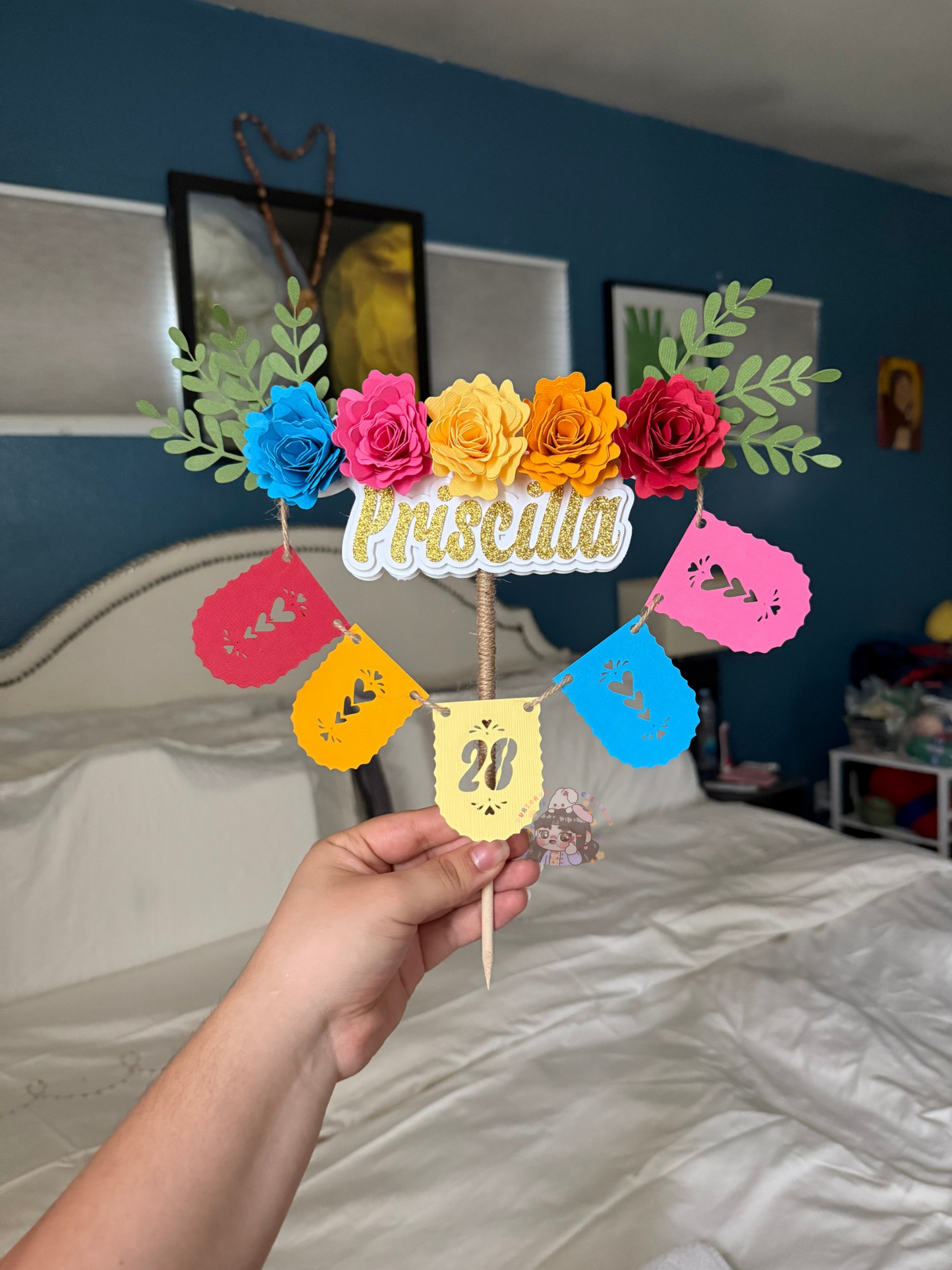 Mexican Rose Cake Topper π©·