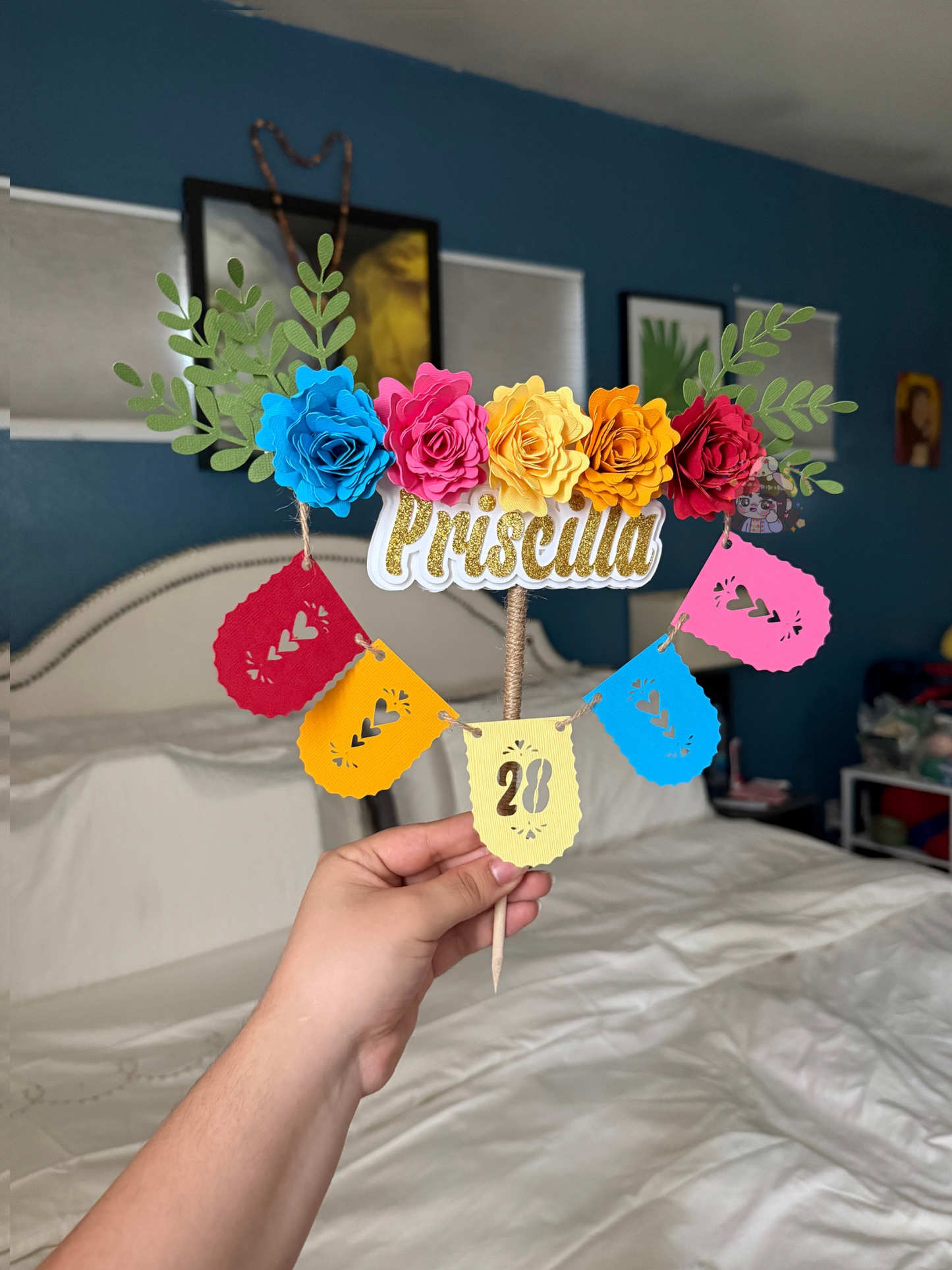 Mexican Rose Cake Topper π©·