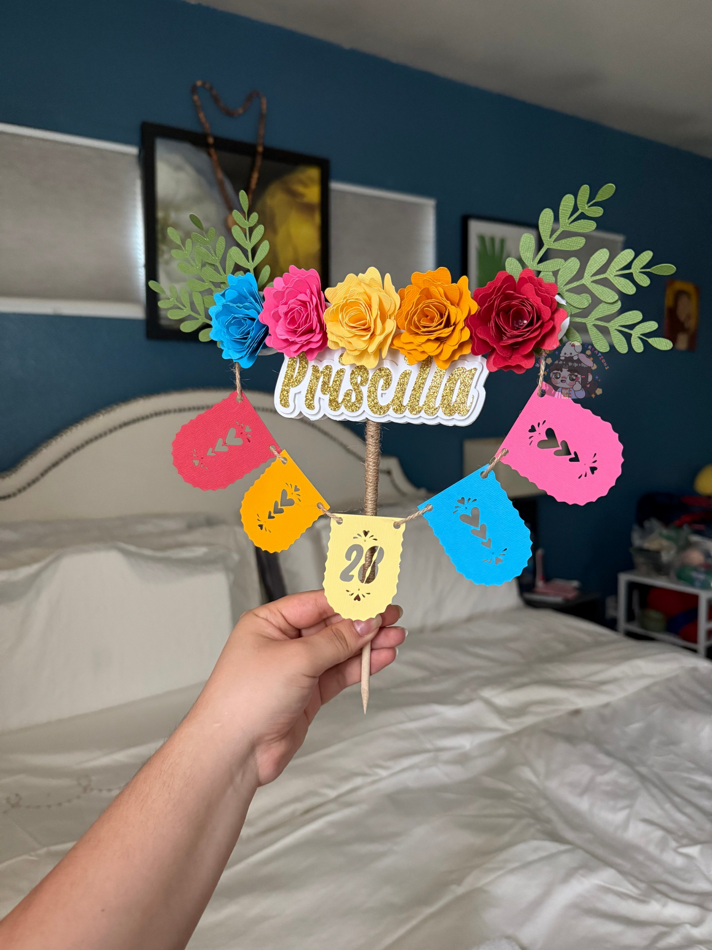 Mexican Rose Cake Topper π©·
