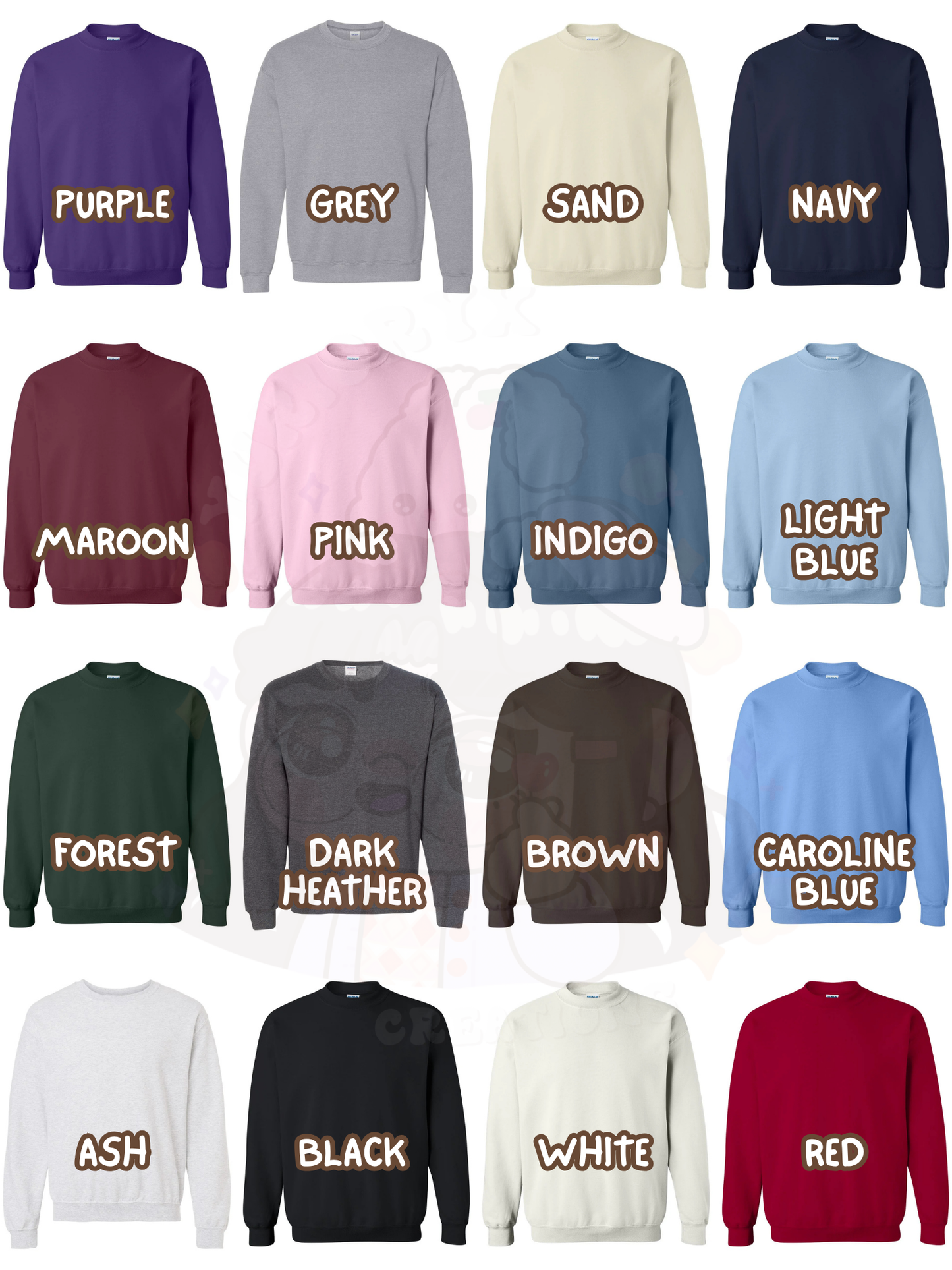 Spooky Casper embroidered sweaters 🖤 *pre-order*