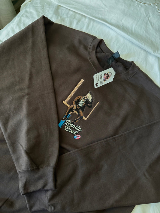 Benito Bowl embroidered sweater 🤎 *pre-order*