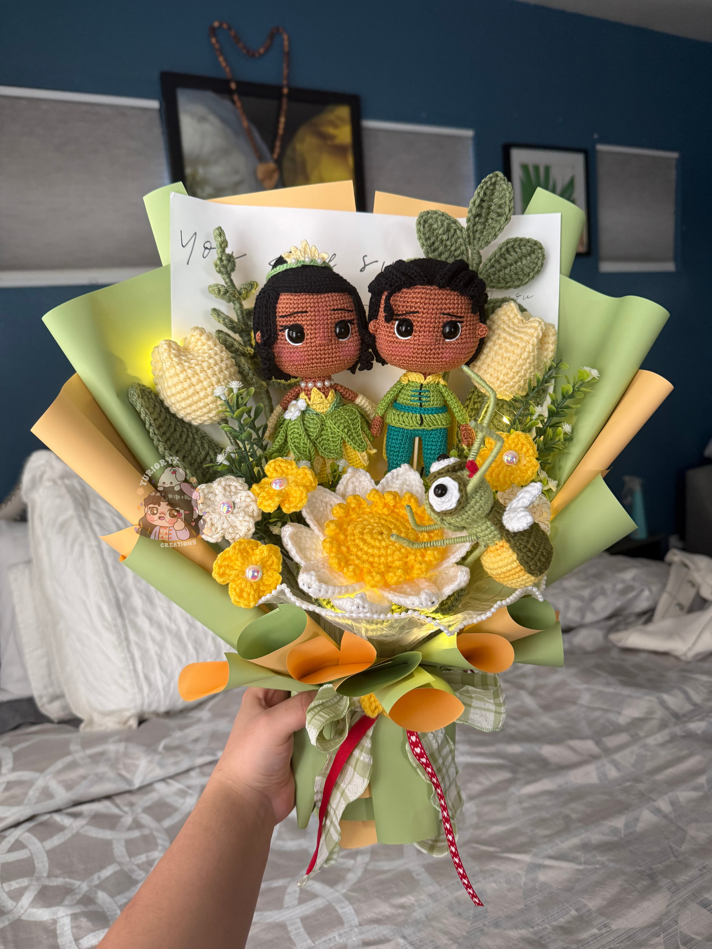 Eternal crochet bouquet: Mi Evangeline 🌟🐸