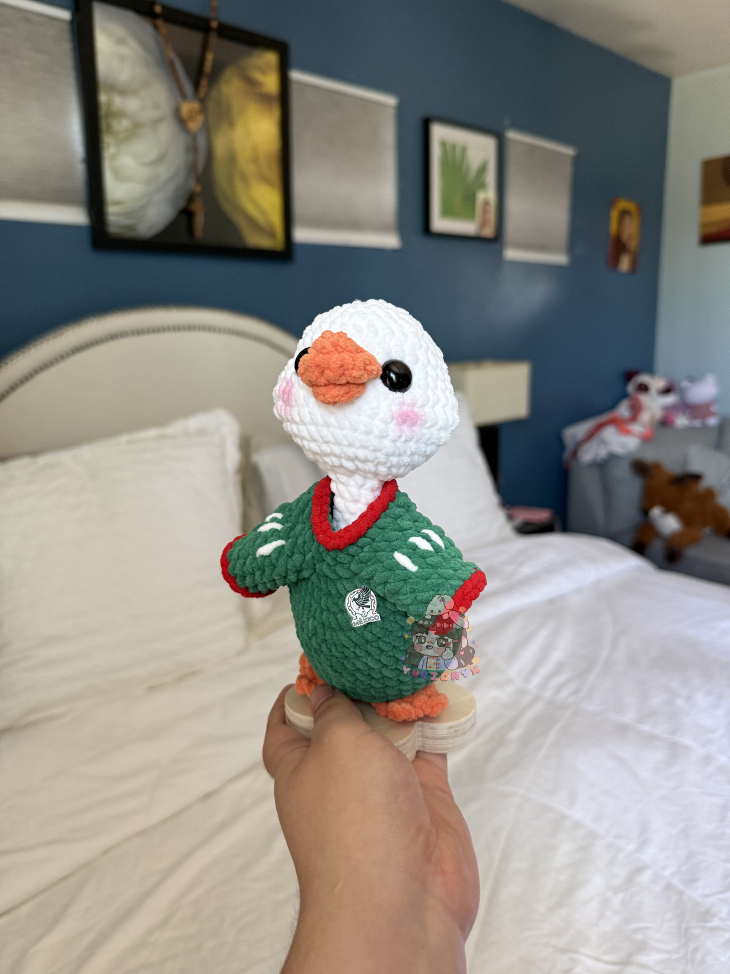 Patito Merlin de la Liga Mexicana 🇲🇽⚽️ - Crochet Display