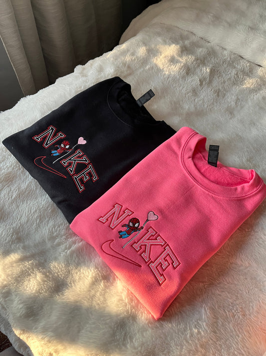VDAY Spidey embroidered sweaters 🕷️ *pre-order*