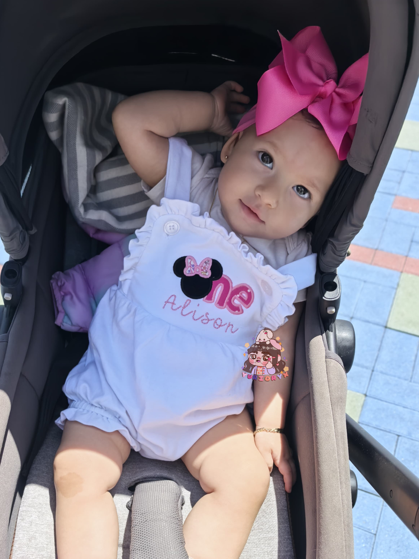 Baby Romper - Pink Mouse Birthday 🎂 *pre-order*