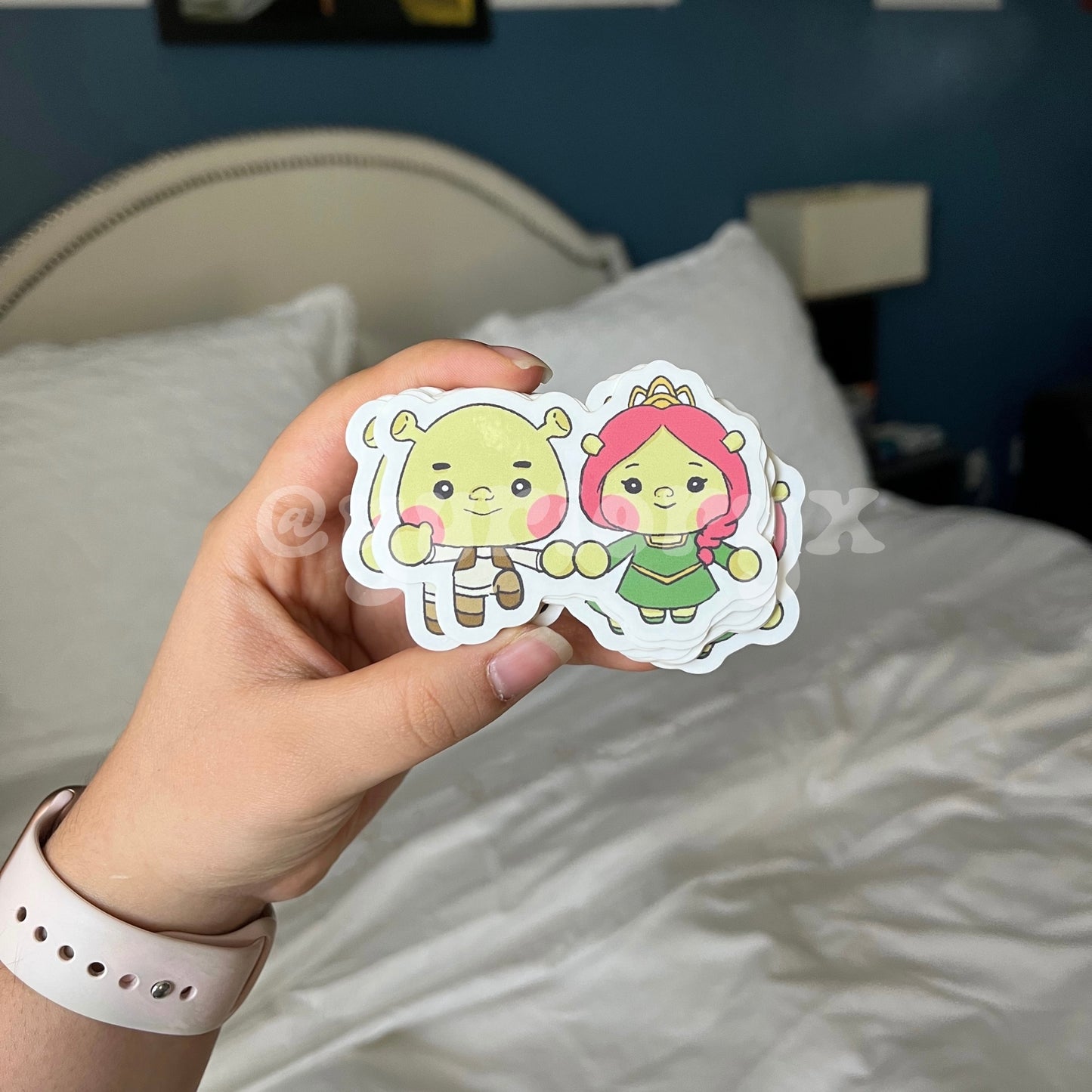 Shrek & Fiona sticker 💚