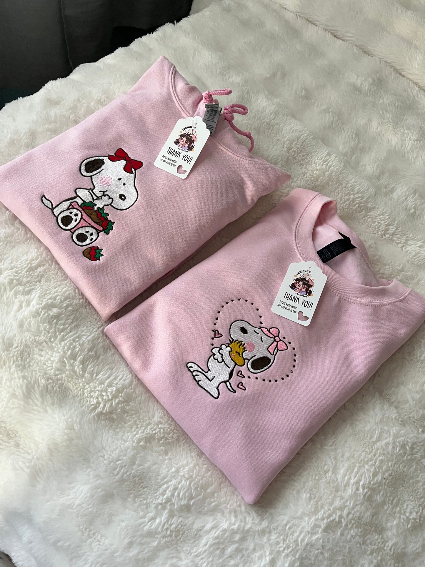 Lover Puppy embroidered sweater 💗 *pre-order*