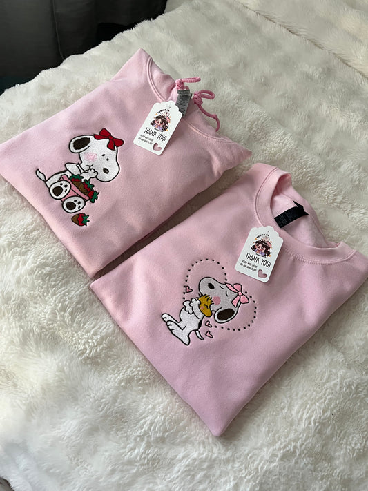 Lover Puppy embroidered sweater 💗 *pre-order*