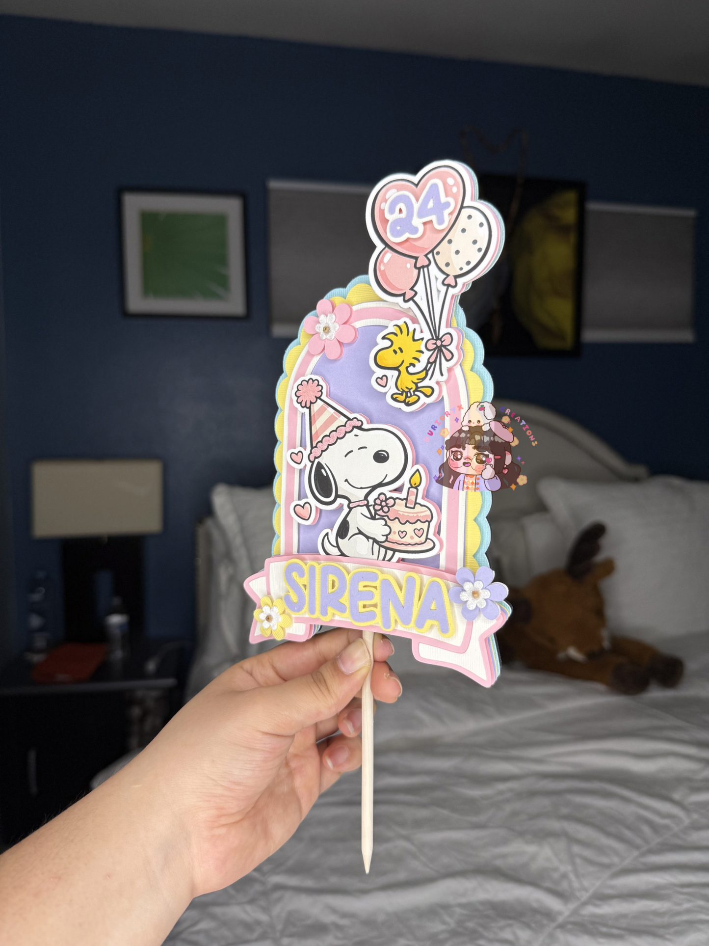 Birthday Puppy Cake Topper 🥳