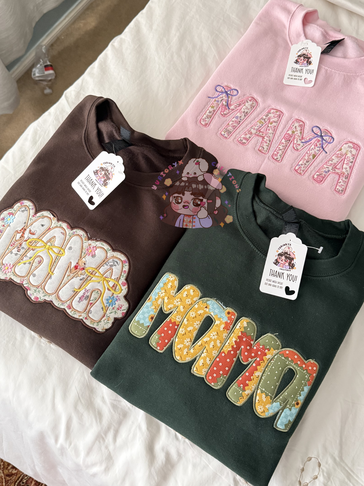 Mama embroidered sweaters 💝 *pre-order*