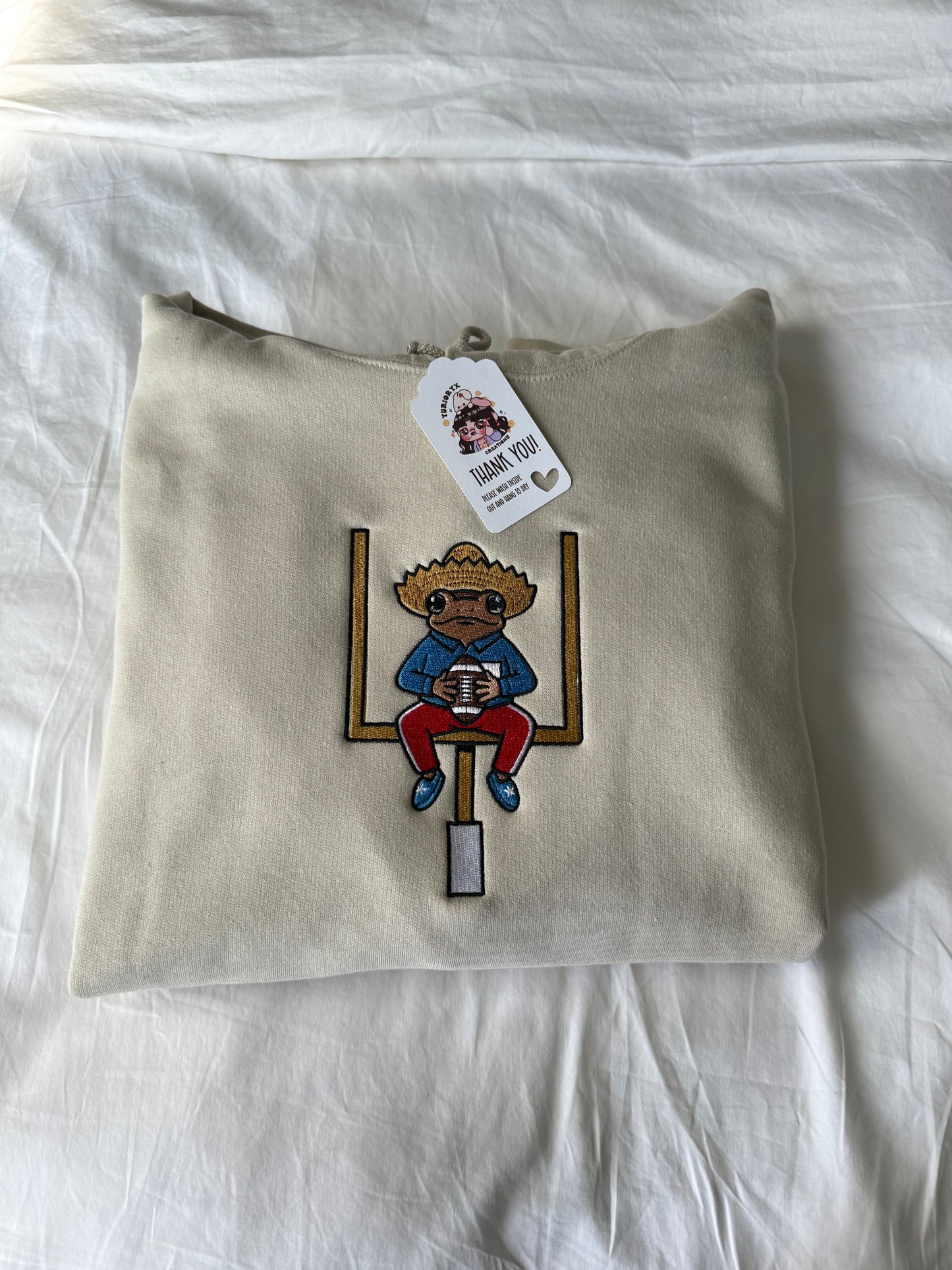 Benito Bowl Sapo Concho embroidered sweater 🏈🐸 *pre-order*