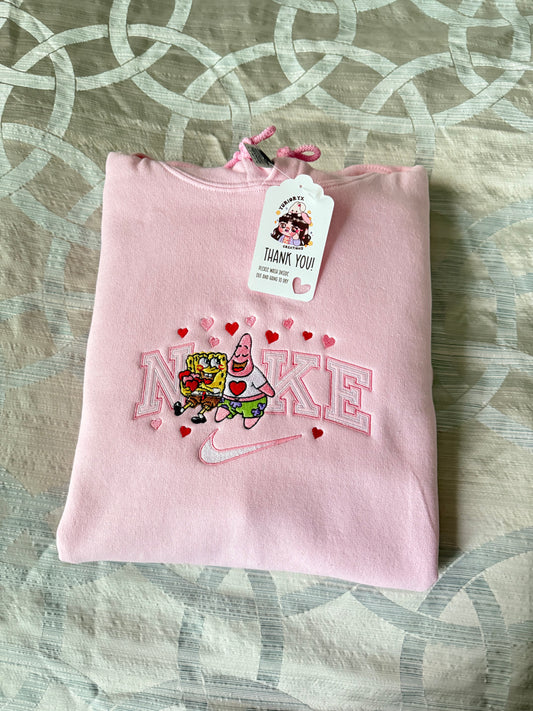 Valentines Bikini Bottom embroidered sweater 💘 *pre-order*