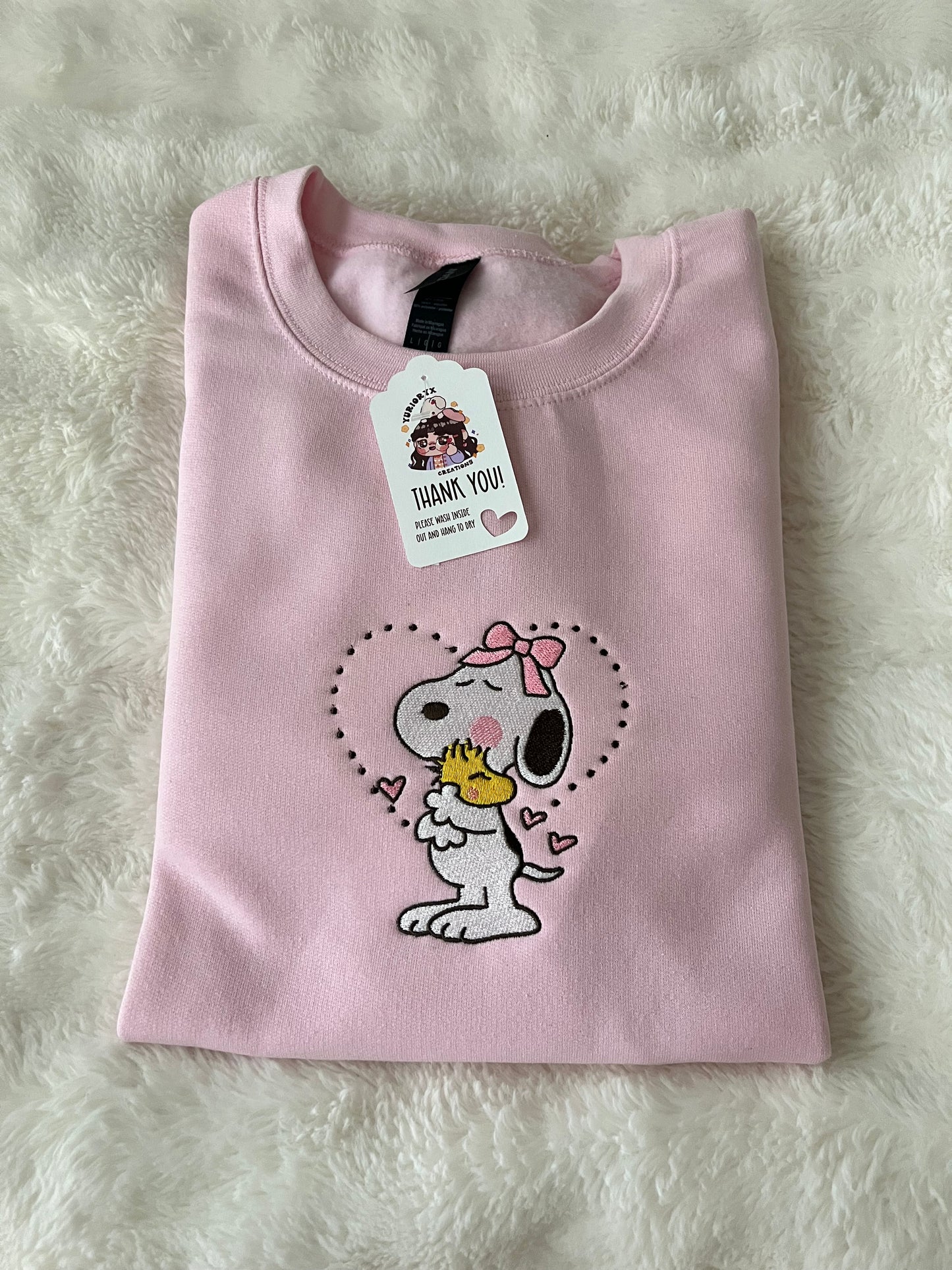 Lover Puppy embroidered sweater 💗 *pre-order*