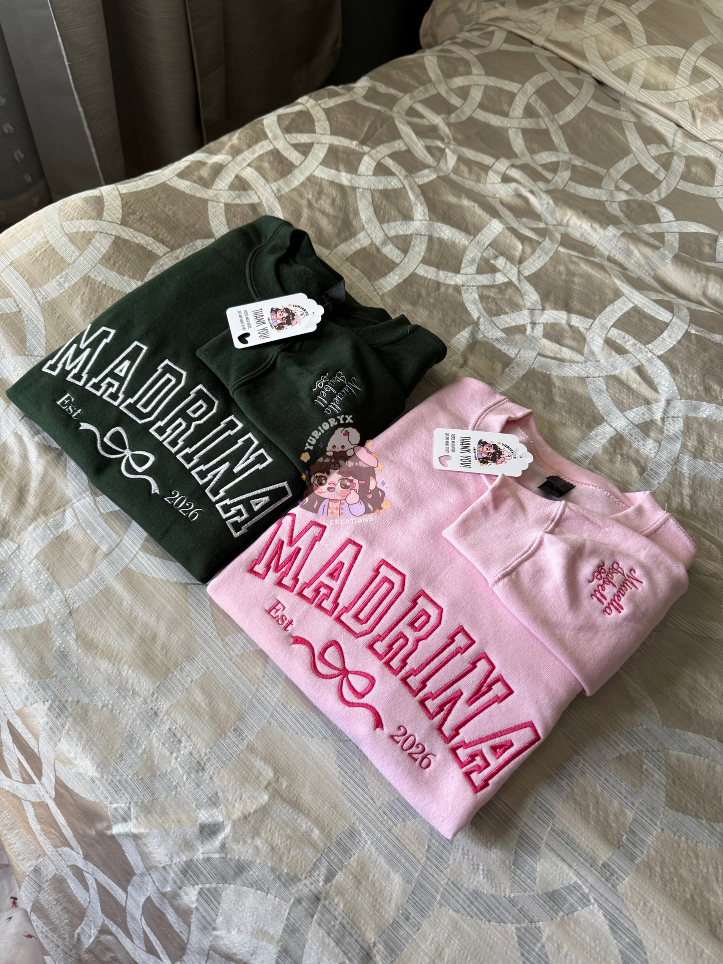 Madrina x Padrino embroidered sweaters only 🕊️ *pre-order*