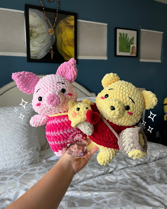 Pooh & Piglet crochet 💛