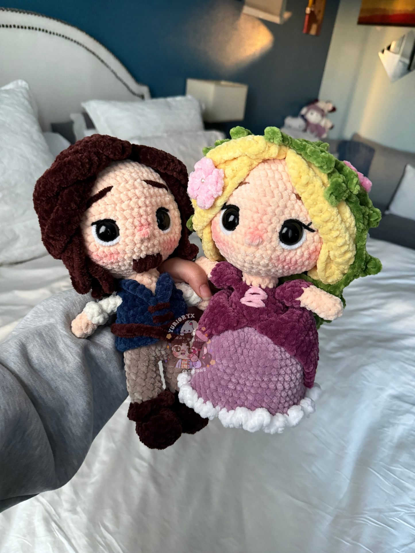 Crochet Rapunzel x Flynn 💜