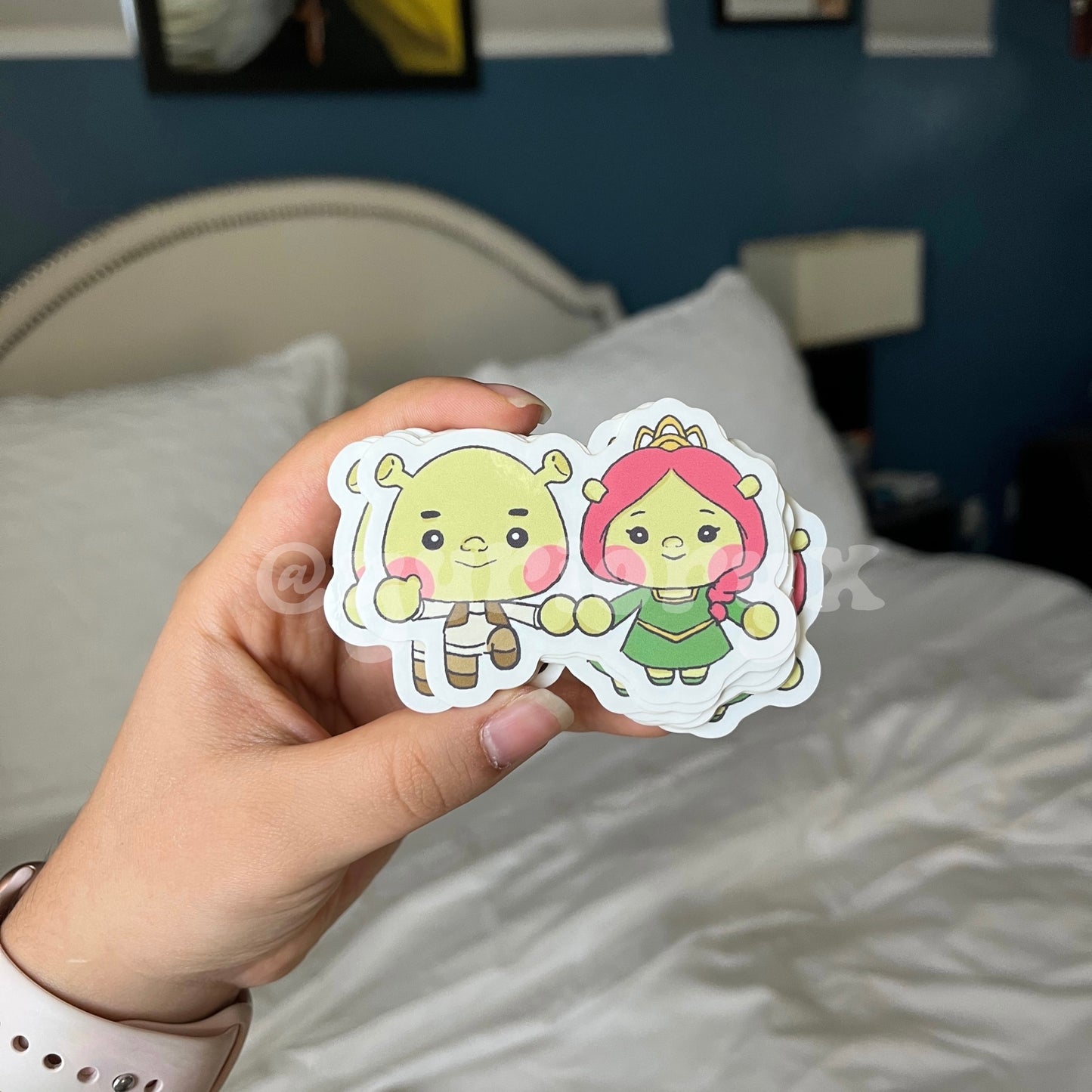 Shrek & Fiona sticker 💚