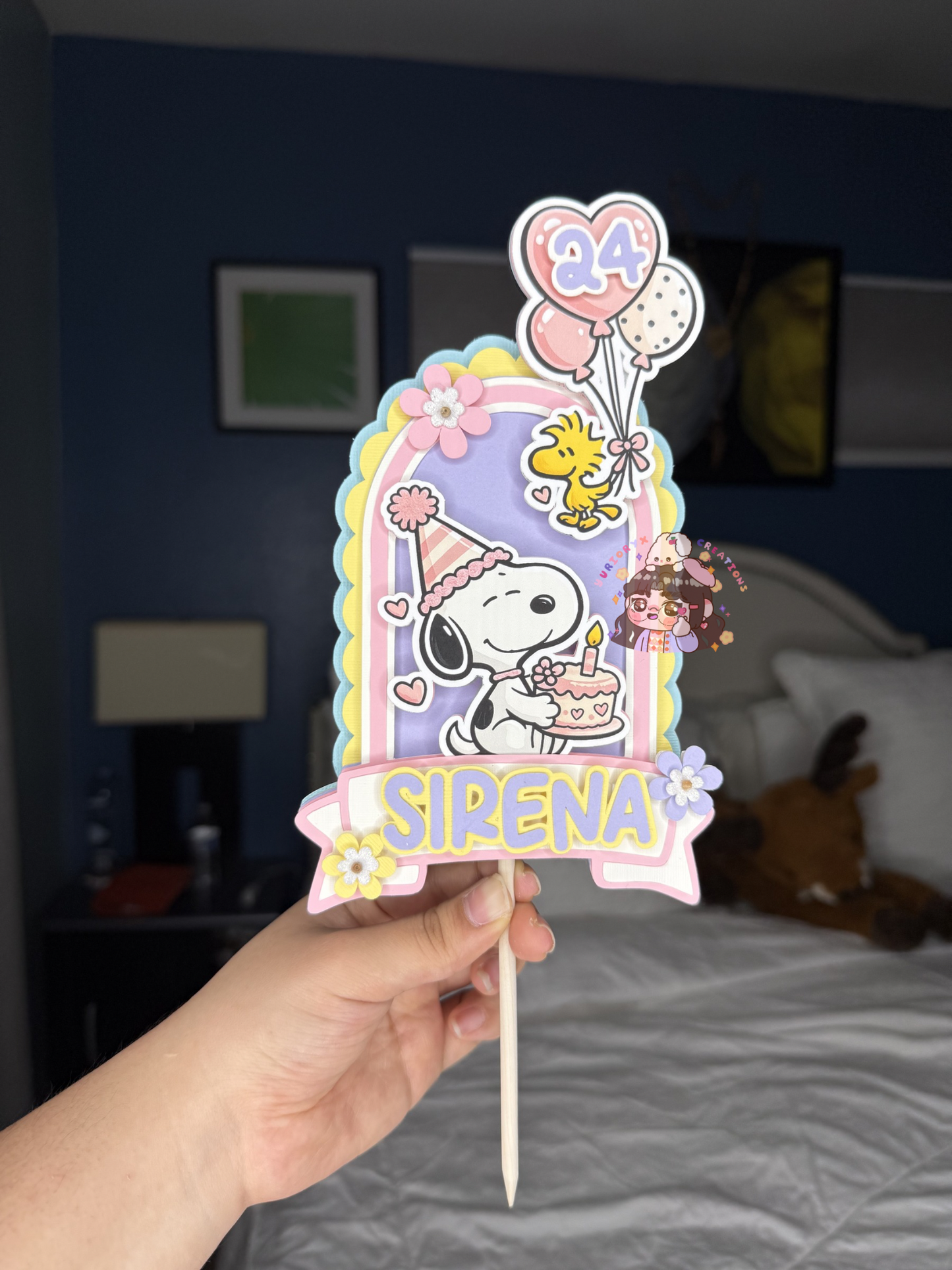 Birthday Puppy Cake Topper 🥳