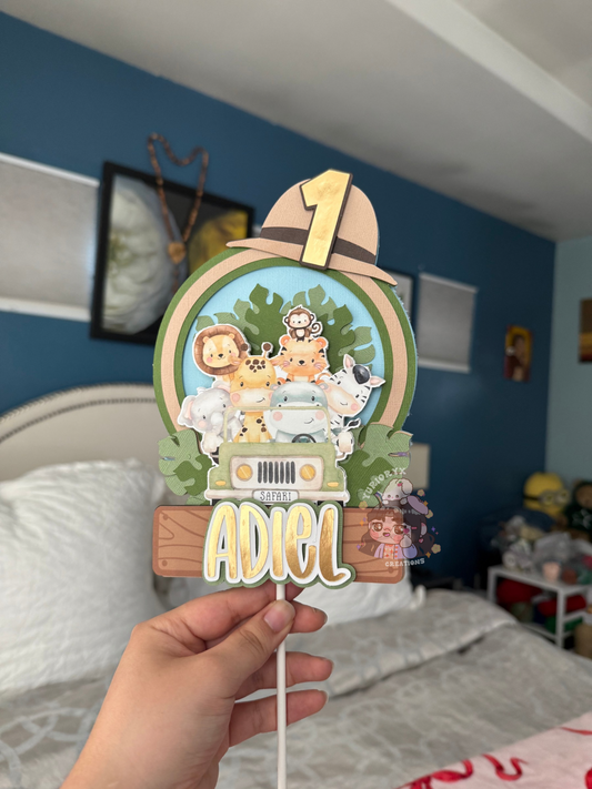 Safari Cake Topper 🦁