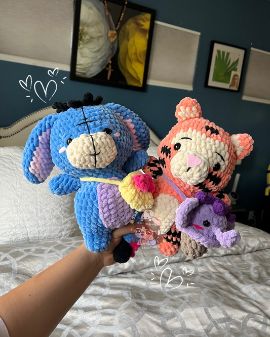 Eeyore & Tigger crochet 💙